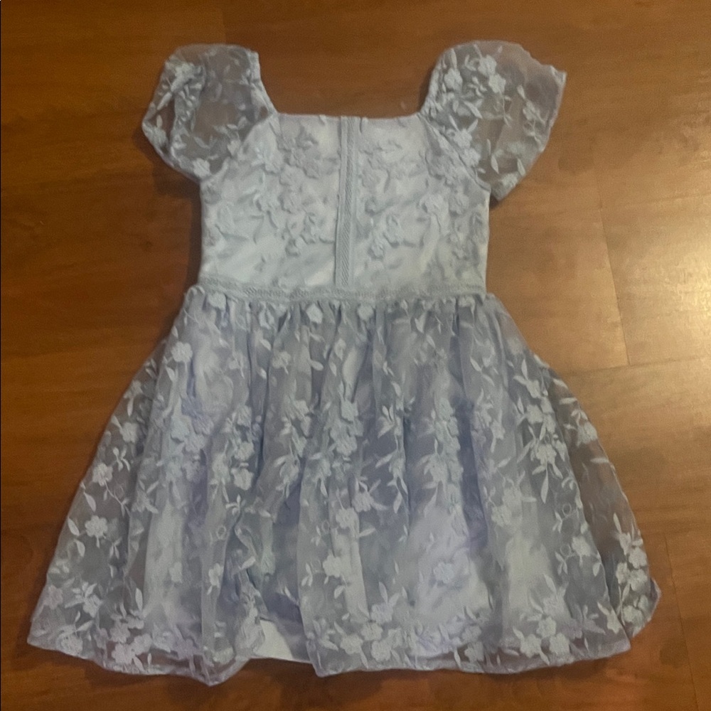 Haute Hippie Light Blue Lace Kids Dress